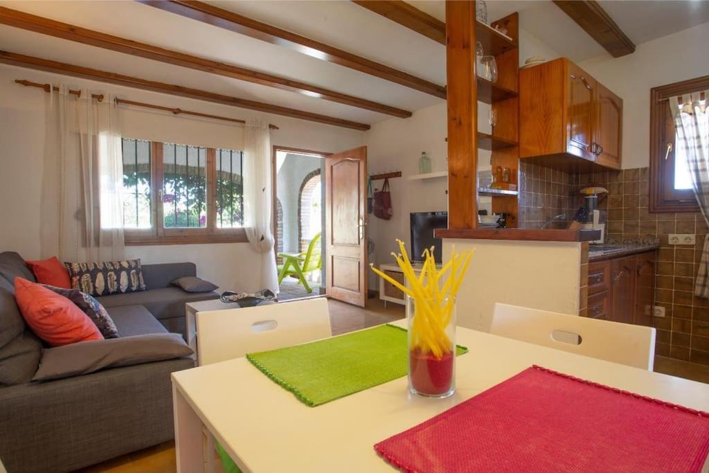Casa En Denia Con Piscina Y Jardin Leilighet Eksteriør bilde